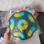 خرید اسباب بازی فکری تشویقی سگ و گربه مدل پازل رنگ سرمه ای وارداتی