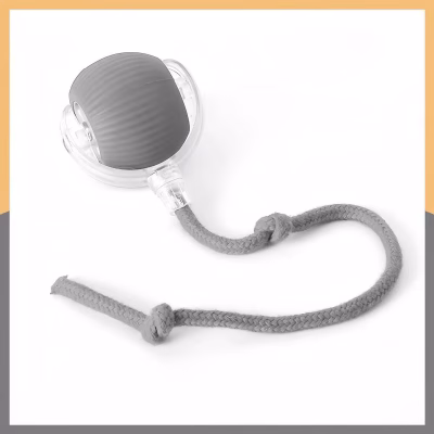 قیمت توپ هوشمند دنباله دار سگ و گربه رنگ طوسی وارداتی
