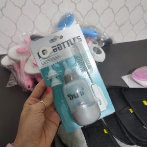 خرید شیشه شیر سگ و گربه با برس و سر شیشه 100 ml رنگ طوسی وارداتی